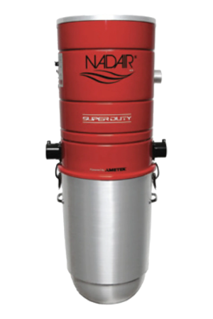 NADAIR 659 AIRWATTS Self-Cleaning Hybrid Central Vacuum System, 32L / 8.45 Gal.
